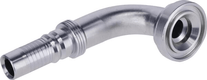 Raccord à sertir 4SH-DN20 avec flasque ø44,5 mm 90°