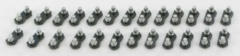 Maillon attache rapide mâle 1/4" 1,3mm (x 25)