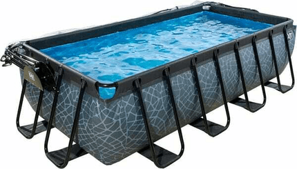 Loisirs - Jouets - Piscine hors-sol 4x2x1 m pierre
