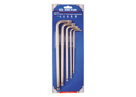 Outils - Outils divers - Jeu de 5 clés mâles XZN longues