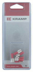 Pièces agricoles - Eclairage - Cosse plate femelle, rouge 6,3x0,8mm - 0,5-1,0mm² (6)