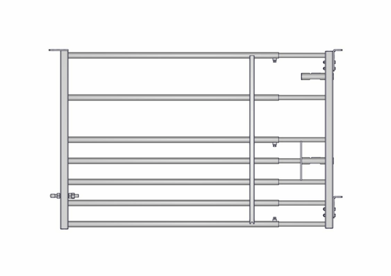 Materiels - Cage de contention - PACK DE 14 PANNEAUX 7 LISSES PETIT BETAIL L.2/3M EMBOITEE
