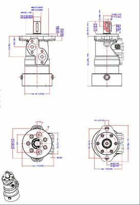 Pièces agricoles - Hydraulique - Mot.orb,W Ø 25 con.ar+so.li.pr