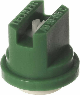 Pièces agricoles - Pièce Pulvérisateur - Buse à jet plat AD 90° 015 vert céramique Lechler