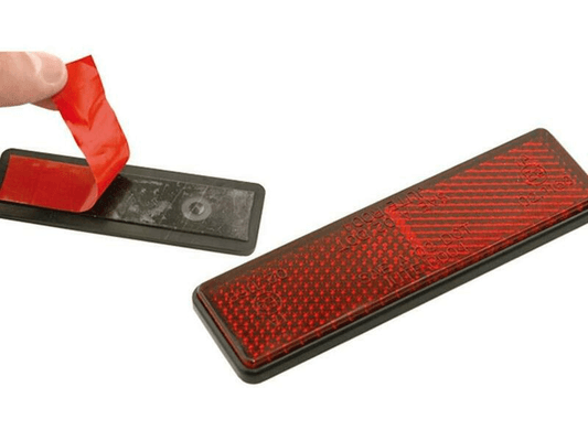 Pièces Quad & Motos - Equipement véhicule - Catadioptre V PARTS rectangulaire 91x25mm rouge