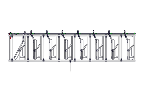 Materiels - Cornadis - PACK DE 6 PANNEAUX AXIAL II REG DE 8P./5M L.4.70M