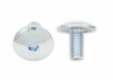 Vis tête bombée plate BOLT M6x1x12mm 10 pièces