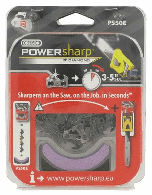 Pièces agricoles - Jardin et forêt pièce adaptable - Chaîne de tronçonneuse 3/8" 1,3mm 50 DL demi-ciseau Powersharp Boite Oregon