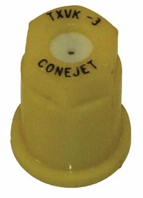 Pièces agricoles - Pièce Pulvérisateur - Buse à cône creux TXVK 80° 02 jaune céramique TeeJet