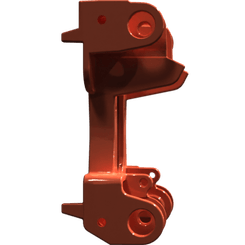 Pièces agricoles - Pièce divers - 180 mm griffe ductile en fer peint