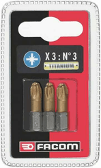 Outils - Outils divers - Lot de 3 embouts ed.102t