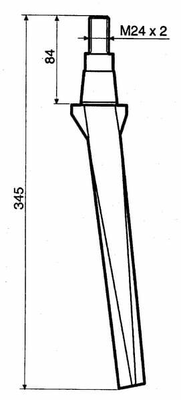 Pièces agricoles - Travail du sol - Dent de herse rot. Vigolo