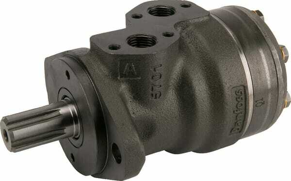 Pièces agricoles - Hydraulique - Moteur orbital, arbre Ø25 A2 RAL9005