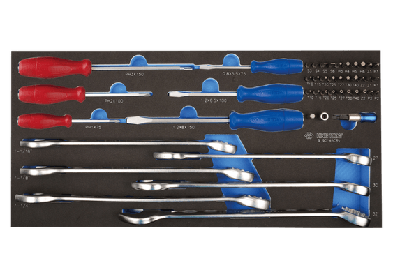 Outils - Outils divers - Module de douilles Torx 1/2 et de clés mâles Torx pour servante 45pcs