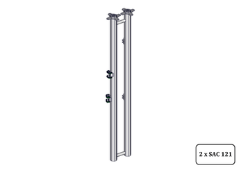Accessoires et options matériel  - Matériel d'élevage - autre - DOUBLE POTEAU -8- ANTI RECUL HORAIRE A SCELLER V2