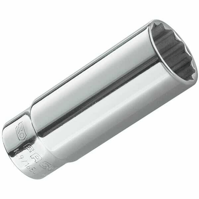 Outils - Outils divers - Douille 1/4 longue 12pans 3/8