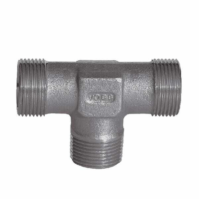 Pièces agricoles - Hydraulique - Té 8S - 1/4 BSP