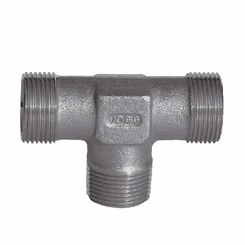 Pièces agricoles - Hydraulique - Té 8S - 1/4 BSP