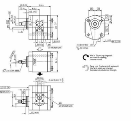 Pièces agricoles - Hydraulique - Pompe hydraulique AZPF-11-008LCP20KB-S0007 Bosch Rexroth