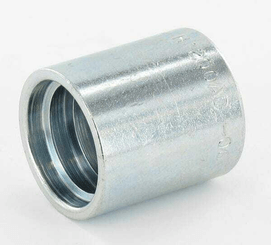 Pièces agricoles - Hydraulique - Jupe à sertir Ø27x29,7mm DN10 acier / zingué Alfagomma