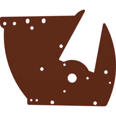 Pièces agricoles - Pièce divers - plaque de bride peinte