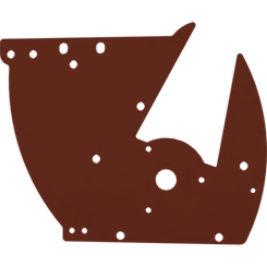 Pièces agricoles - Pièce divers - plaque de bride peinte