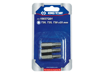Outils - Outils divers - Jeu d'embouts de vissage 1/4" TORX® (T20,T25,T30) - 3 pièces