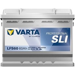 Pièces agricoles - Eclairage - Battery 12V 60Ah 540A LFS60 VARTA Professional Starter