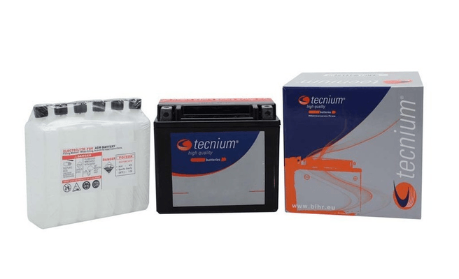 Pièces Quad & Motos - Electrique - Batterie TECNIUM sans entretien avec pack acide - BTX16-BS