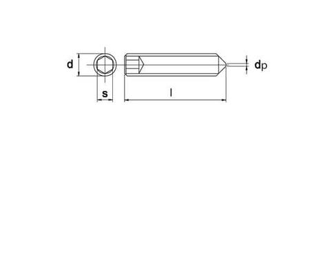 Pièces agricoles - Fasteners - Vis régl. p. cr. M6x20 noire