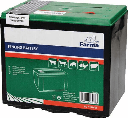 Pièces agricoles - Cloture,Jardin & Sylviculture - Pile 9V 120Ah