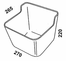 Pièces agricoles - Cloture,Jardin & Sylviculture - Auge à fixer 7L