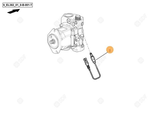 Pièces agricoles - Capteurs - PRESSURE SWITCH