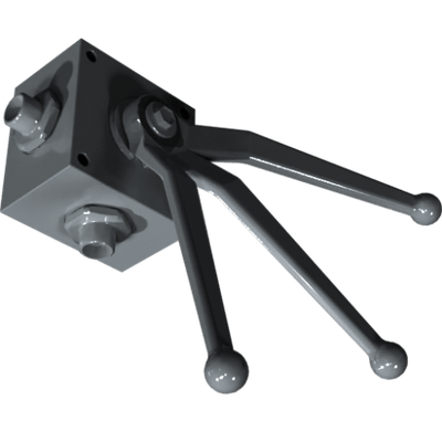 Pièces agricoles - Pièce divers - Vanne à bille 4/3 voies 4KH DN10 12L