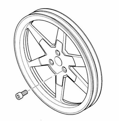 Pièces agricoles - Pièce Pulvérisateur - Poulie à gorges 310A2