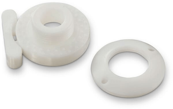 Pièces agricoles - Pièce divers - Minax-Fastener partie supérieure en plastique, blanc