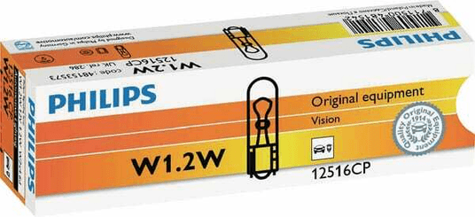 Pièces agricoles - Eclairage - Ampoule W1,2W 12V-1,2W W2x4,6d