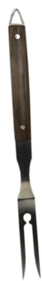 Objets publicitaires - Objets publicitaires divers - Fourchette pour outils de barbecue, teinte noyer