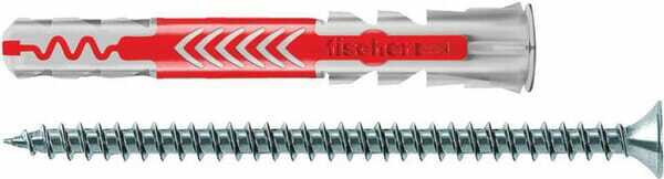 Pièces agricoles - Fasteners - Chevilles tous matériaux DuoPower 8 x 65 avec vis en acier inoxydable / Blister de 2