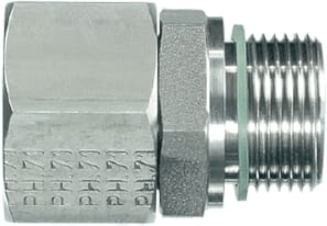 Pièces agricoles - Hydraulique - Raccord tournant M/F 25S x 3/4" BSP WD SS