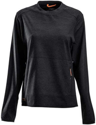 Vêtements et protections - Vêtement  - Sweat polaire col rond femme, anthracite L