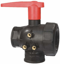 Pièces agricoles - Pièce Pulvérisateur - Vanne boiss.sph. 2" 3v.+ral.