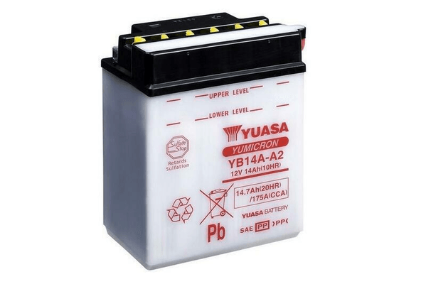 Pièces Quad & Motos - Electrique - Batterie YUASA conventionnelle sans pack acide - YB14A-A2