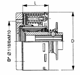 Pièces agricoles - Transmission - Lim. rup. EFK 96/4 1 3/8