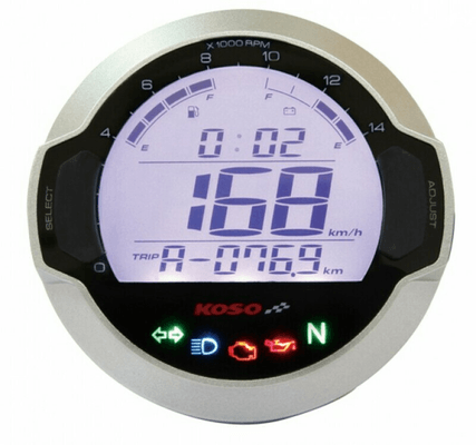 Pièces Quad & Motos - Equipement véhicule - Compteur digital LCD mutlifonctions KOSO DL-03S GP Style rond universel