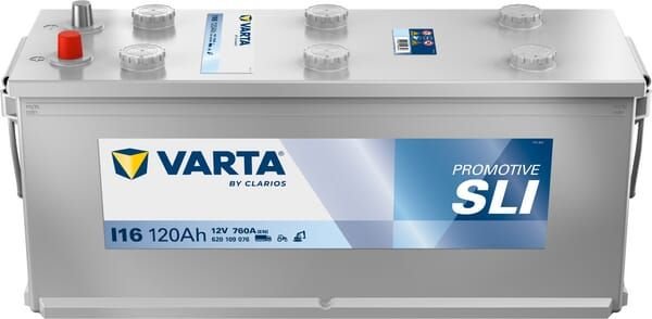 Pièces agricoles - Eclairage - Battery 12V 120Ah 760A I16 VARTA Promotive SLI