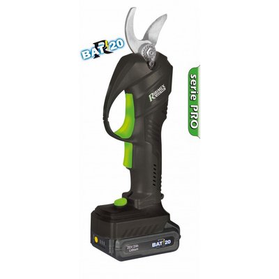 Materiels - Sécateur électrique - SECATEUR "R-BAT20" 20V AVEC BATTERIE 2AMP + CHARGEUR