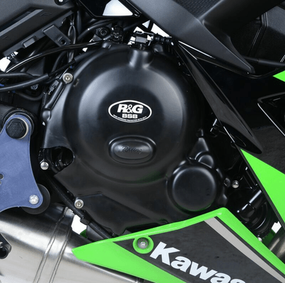 Pièces Quad & Motos - Equipement véhicule - Couvre-carter droit R&G RACING Race Series noir Kawasaki