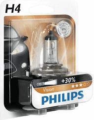 Pièces agricoles - Eclairage - Ampoule Halogène tube H4 12V 55W P43t-38 blanc Philips