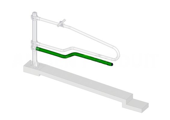 Materiels - Accessoires 0Kg-5Kg - TUBE BAS PLASTIQUE VERT COWFLEX III